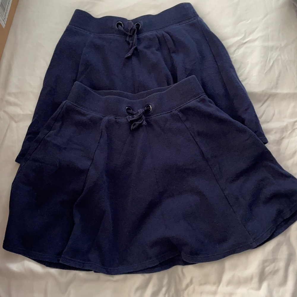 2 justice navy skorts
